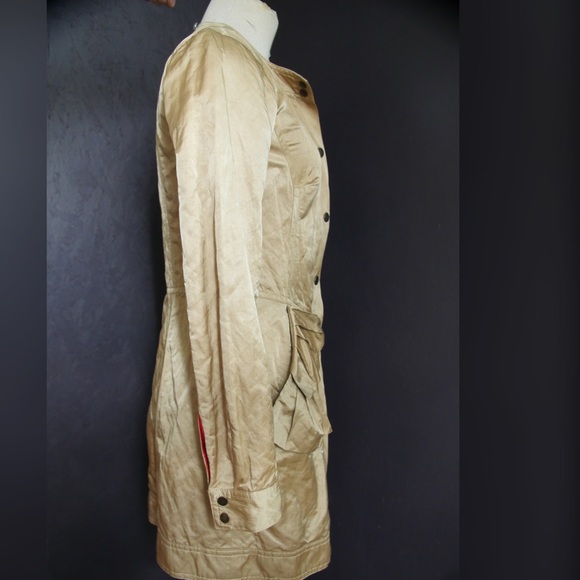 NANETTE LEPORE GOLD SILKY JACKET - Picture 3 of 8